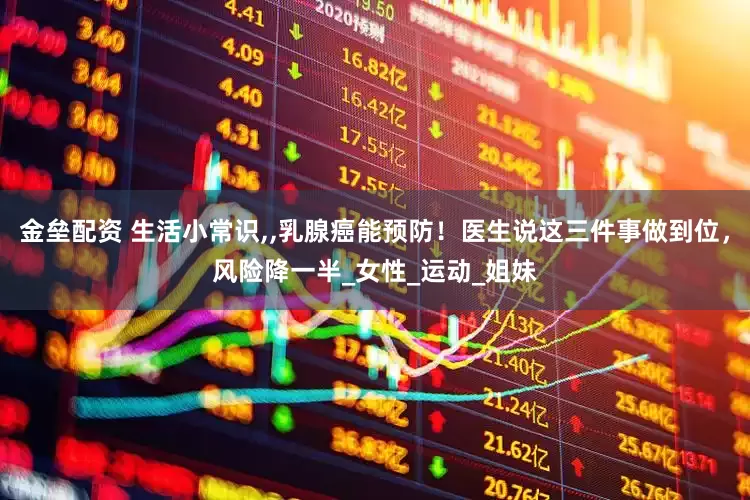金垒配资 生活小常识,,乳腺癌能预防！医生说这三件事做到位，风险降一半_女性_运动_姐妹