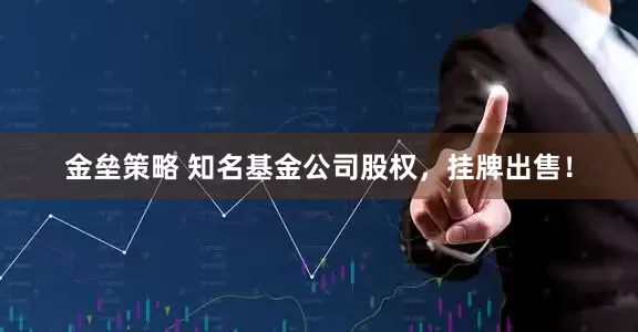 金垒策略 知名基金公司股权，挂牌出售！