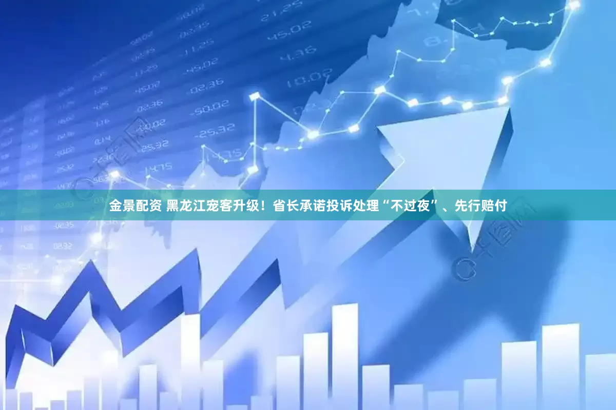 金景配资 黑龙江宠客升级！省长承诺投诉处理“不过夜”、先行赔付